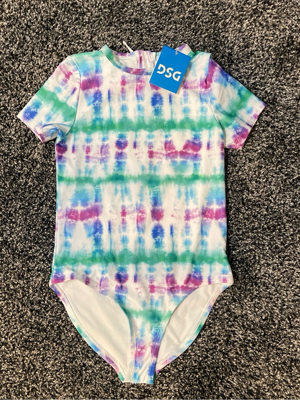 Kids Tie-Dye One-Piece Swimsuit - DSG - Multicolor